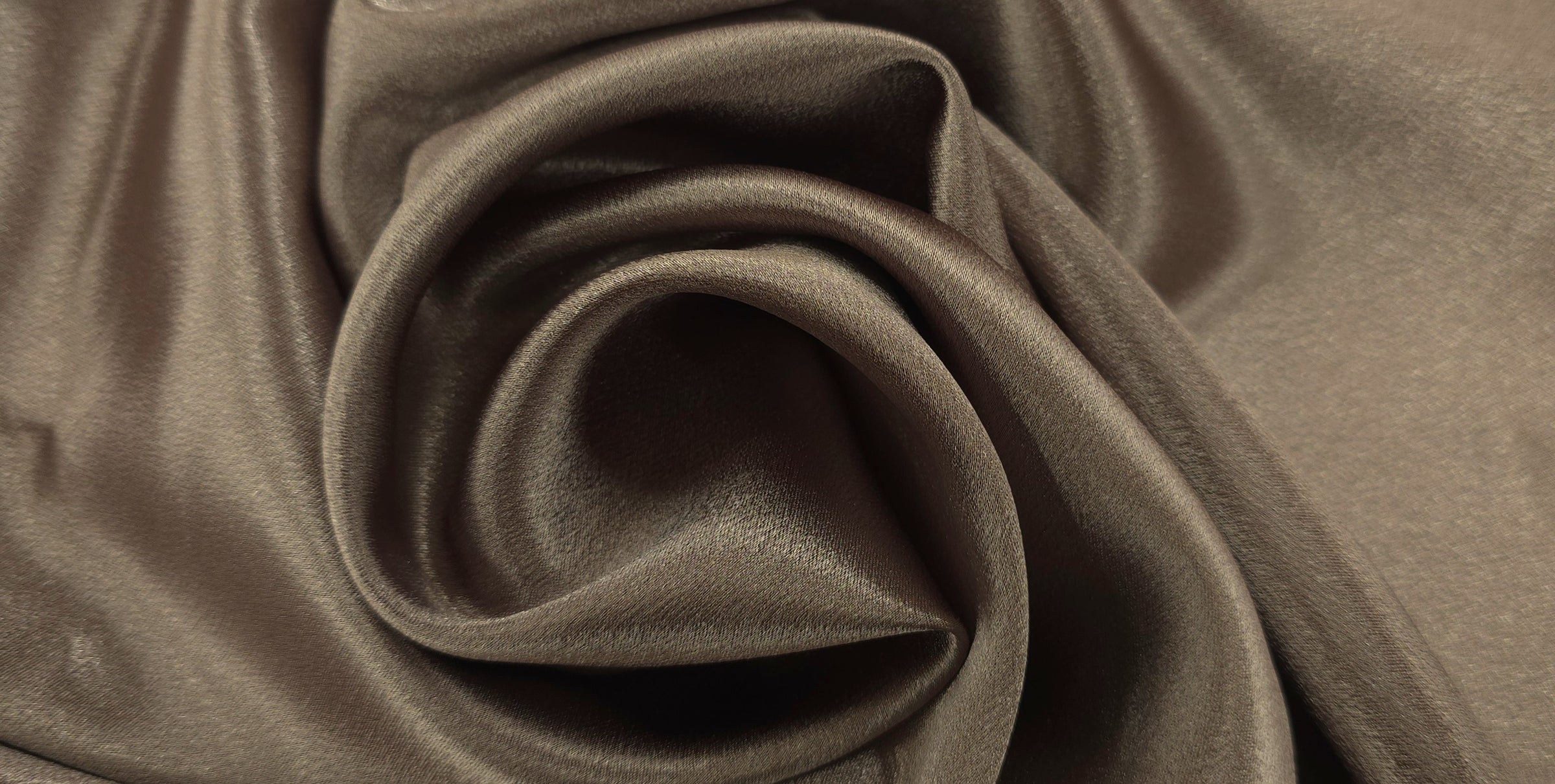 Stretch Satin Crepe Taupe