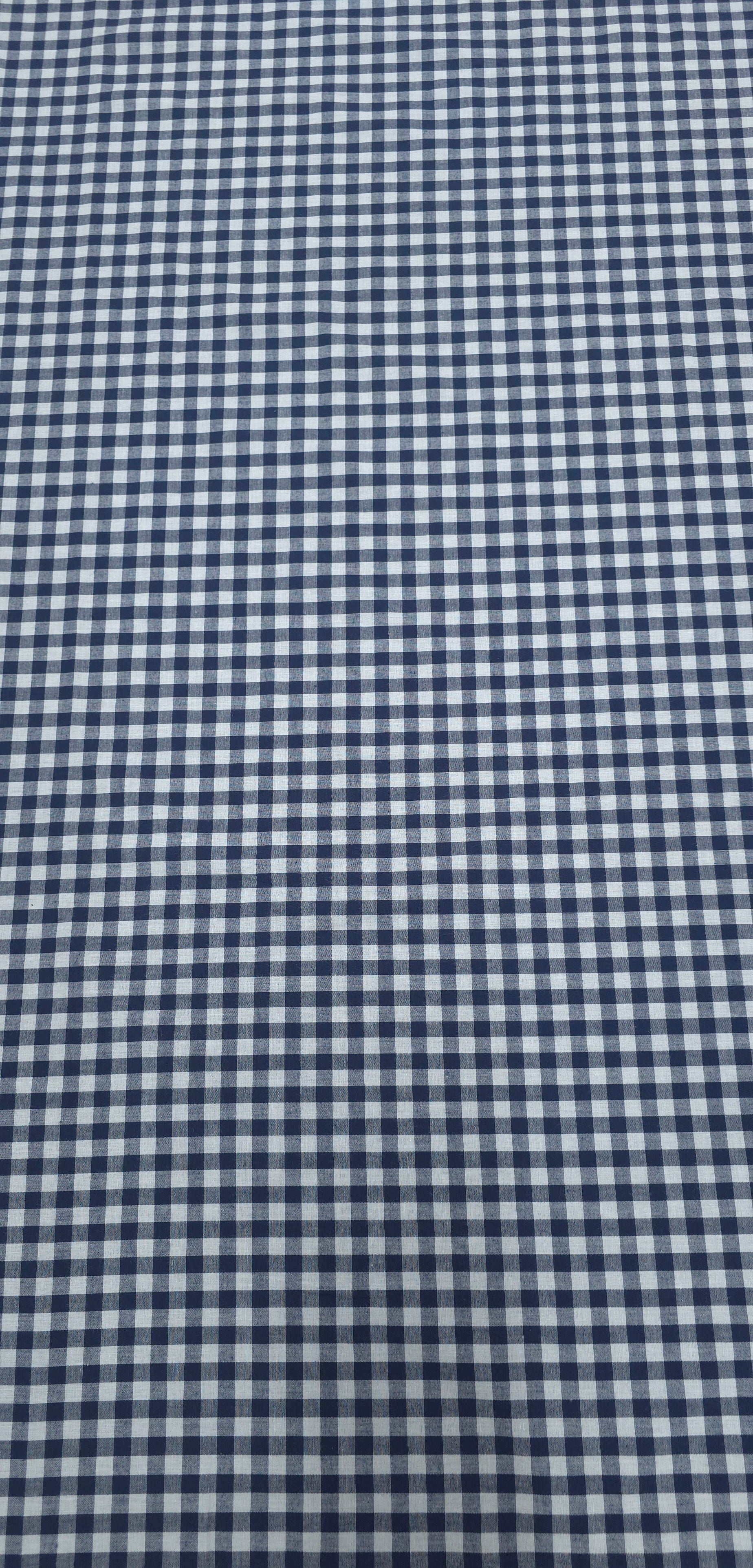Gingham Navy