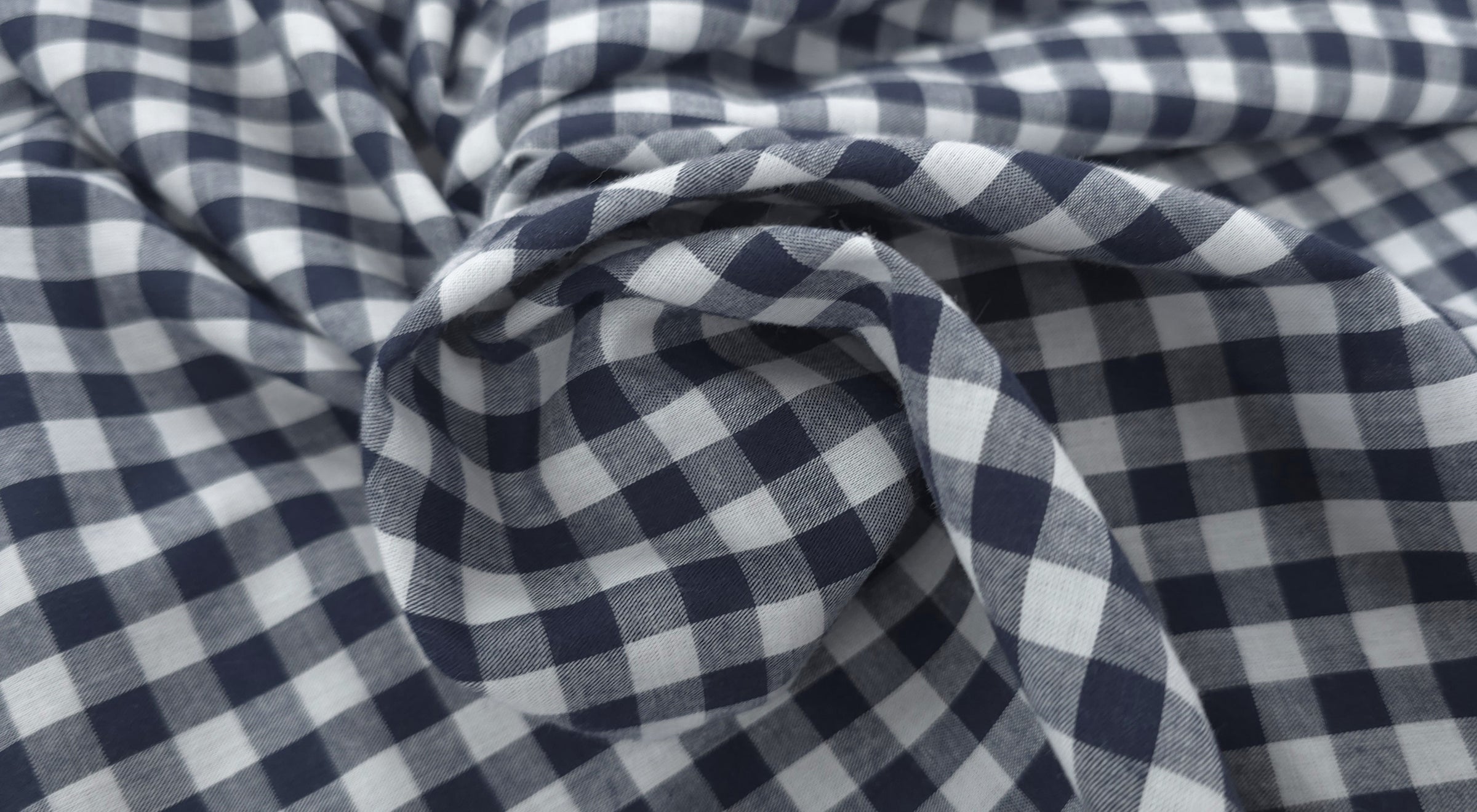 Gingham Navy