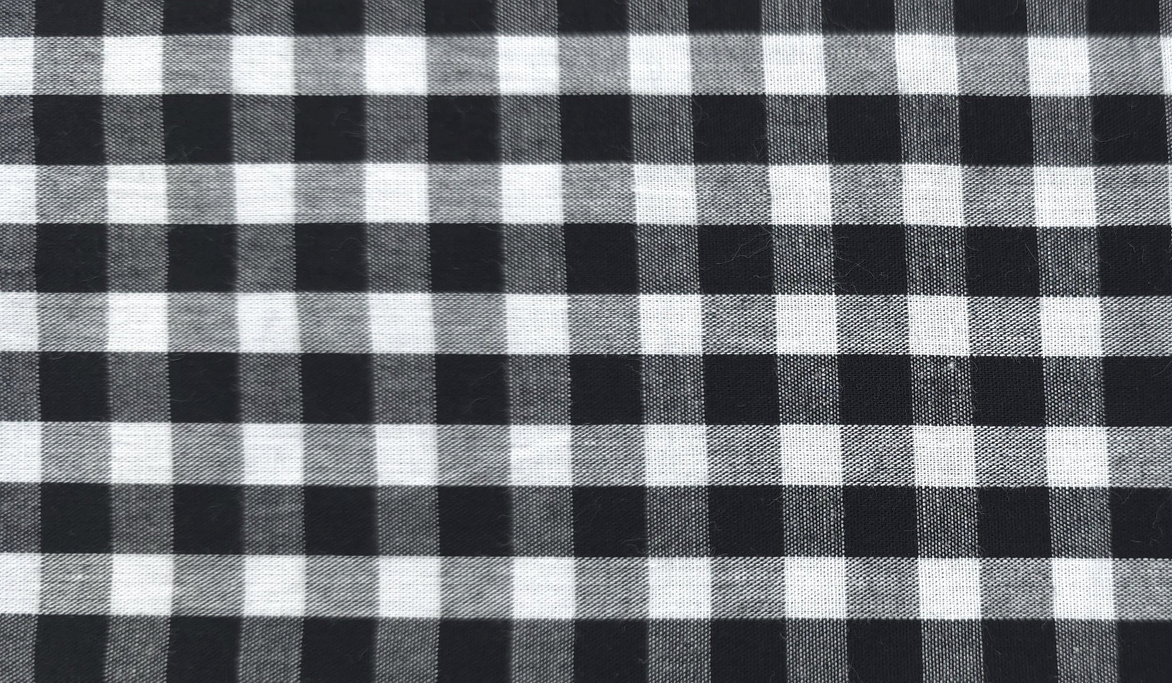 Gingham Black