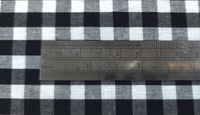 Gingham Black