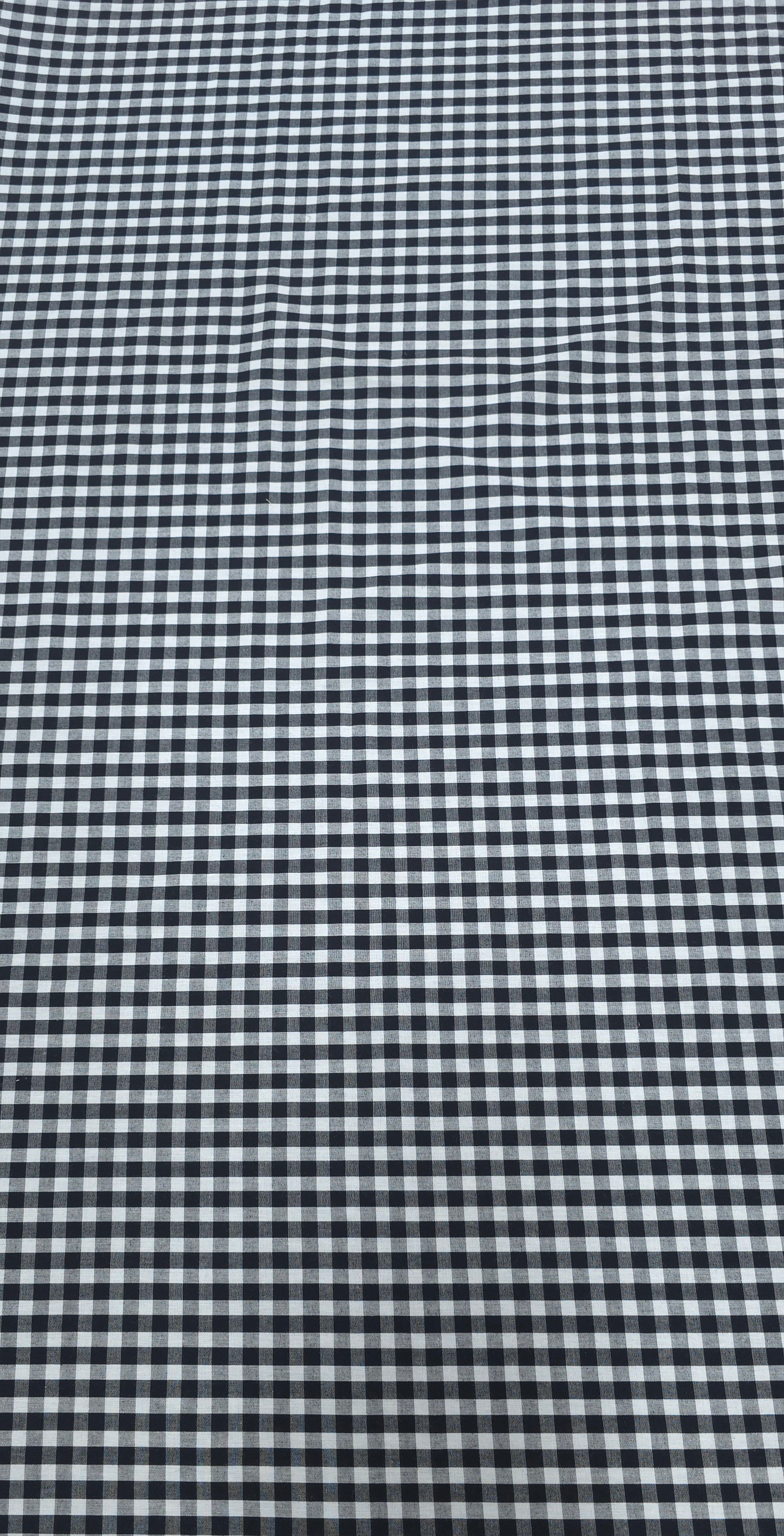 Gingham Black