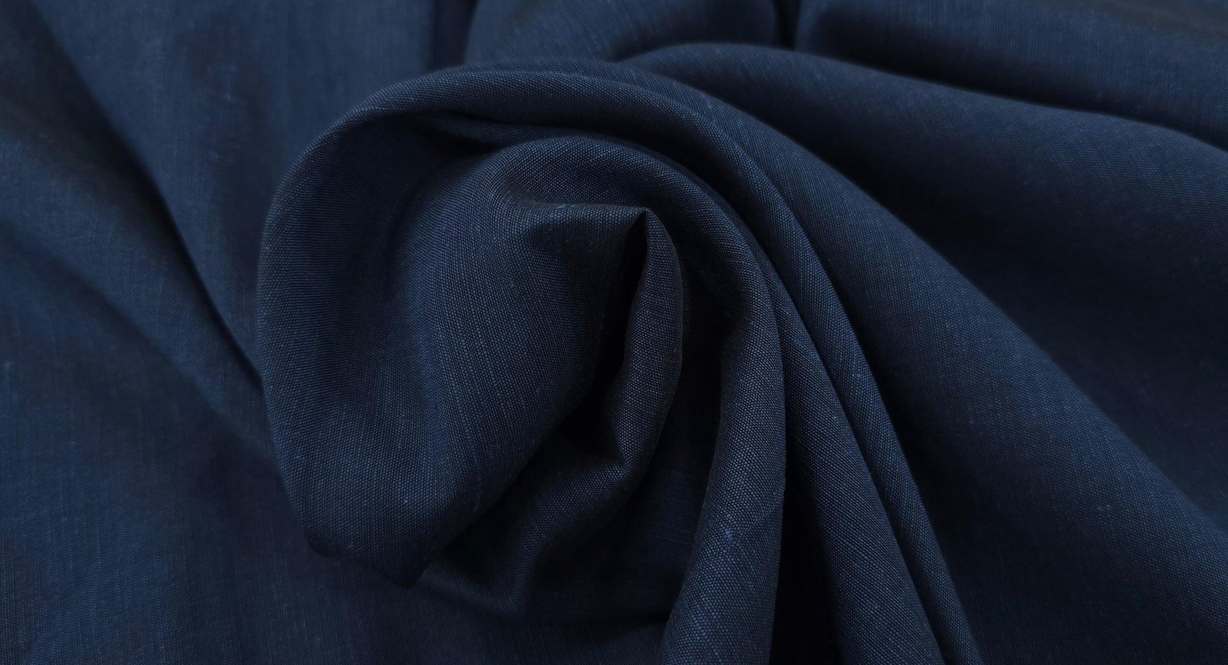 Hankerchief Linen Denim Blue
