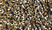 Stretch Sequin Gold Splendour