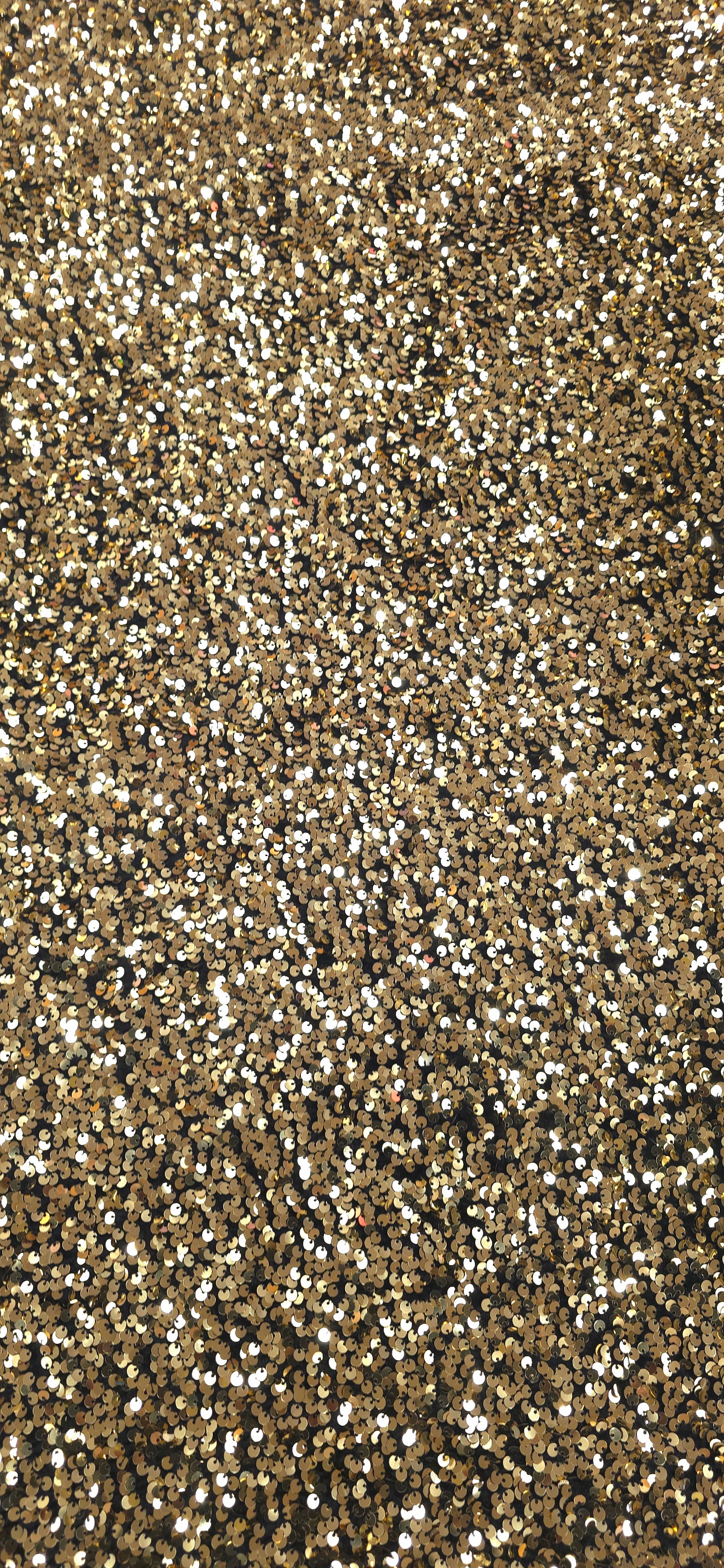 Stretch Sequin Gold Splendour