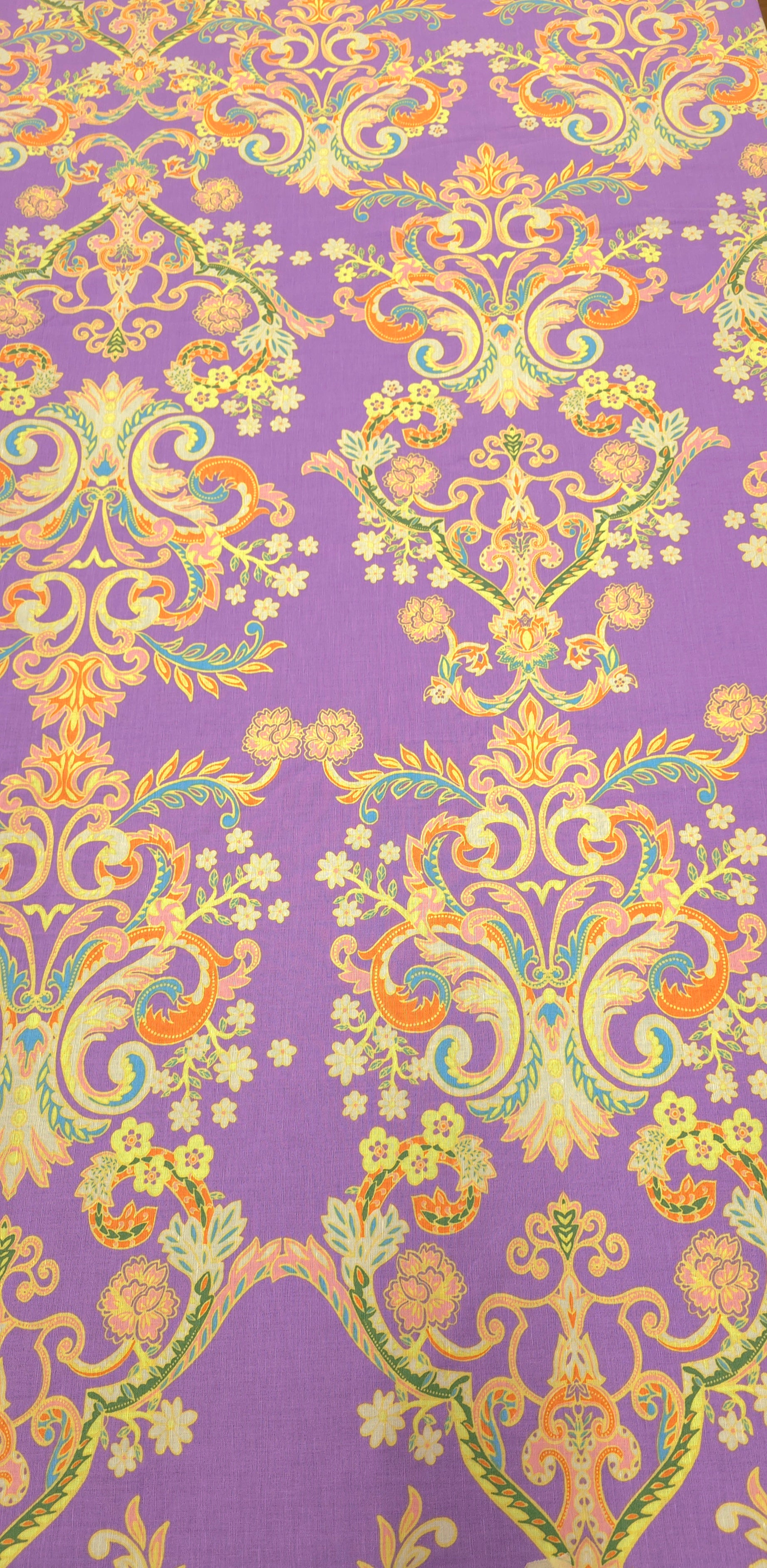 Printed Linen Blend Regal Affair