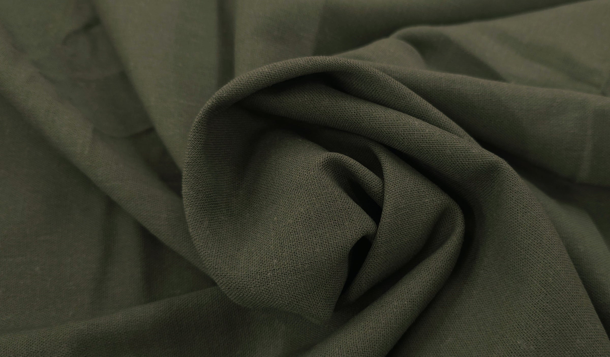 Linen Viscose Olive