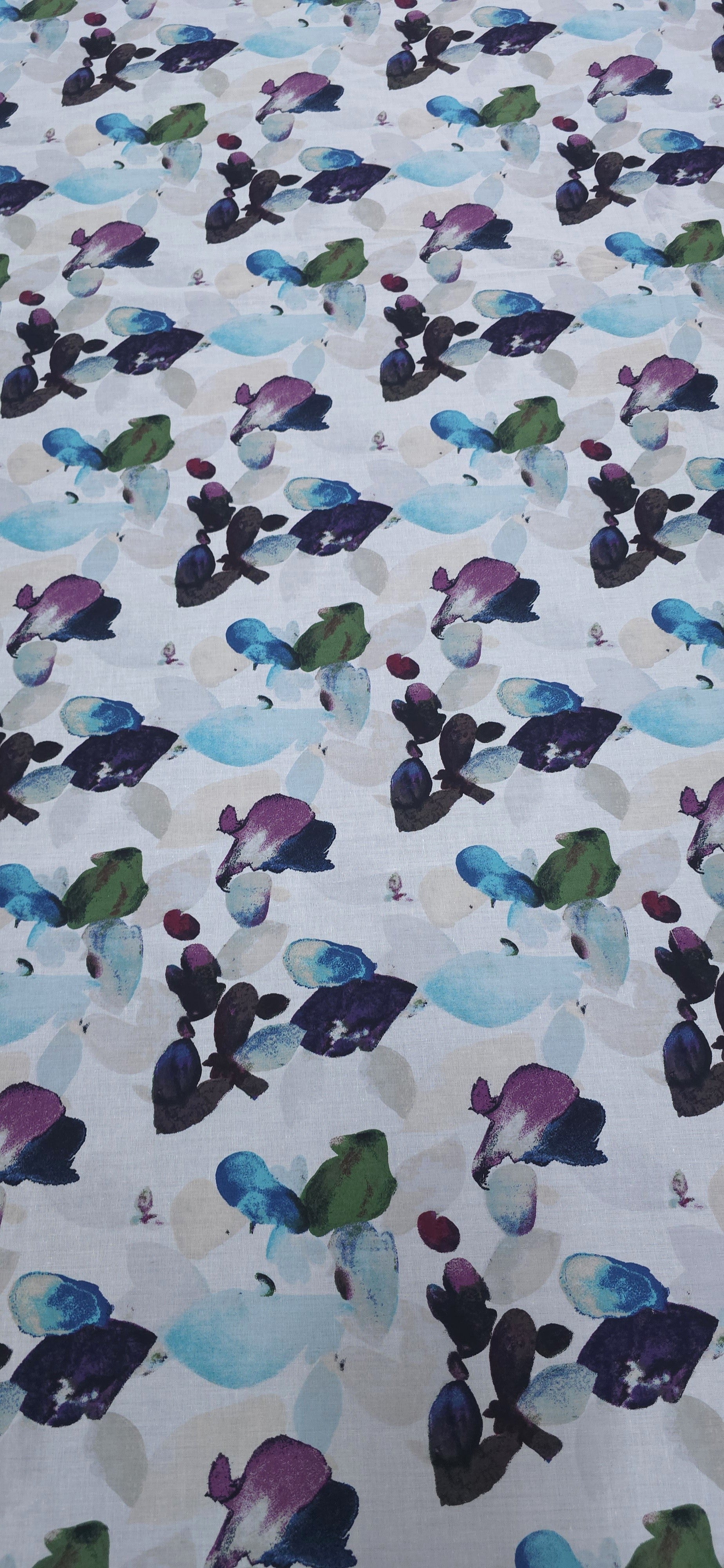 Printed Voile Abstract Dream