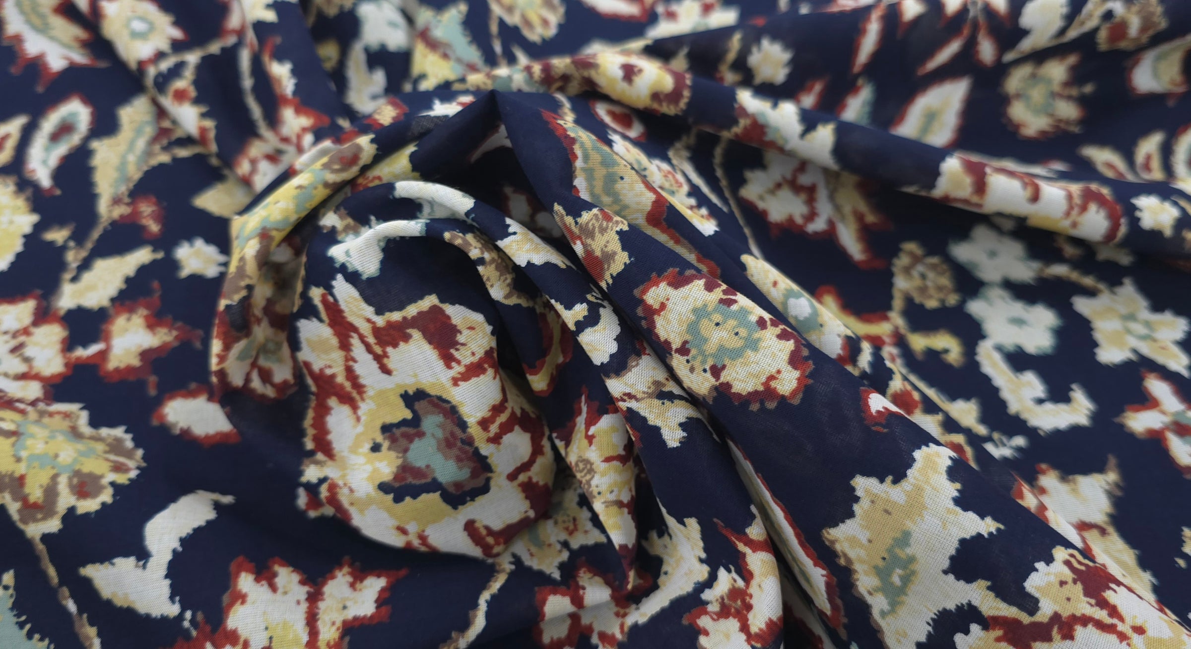 Printed Voile Floral Mirage