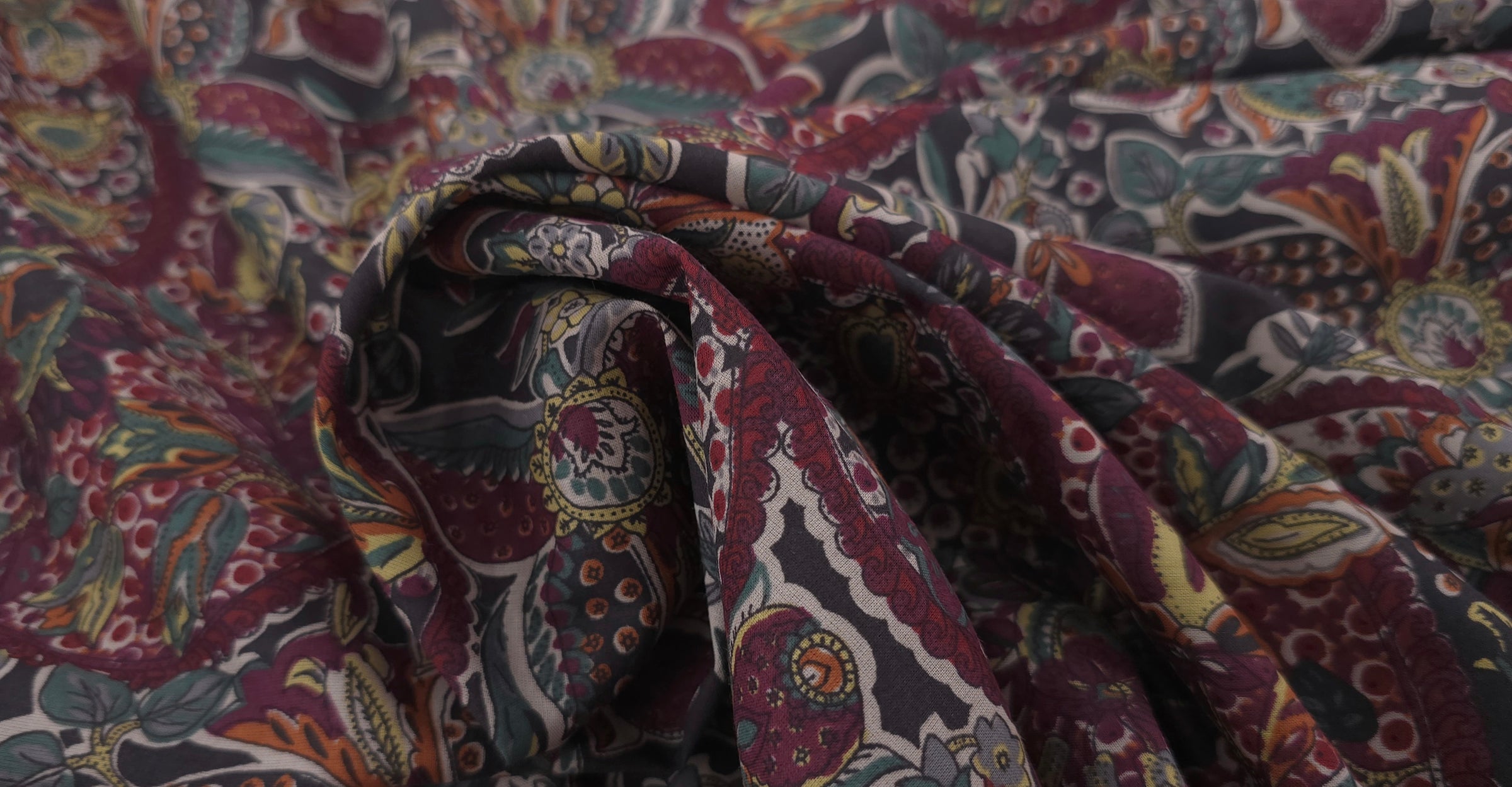 Printed Voile Vintage Garden