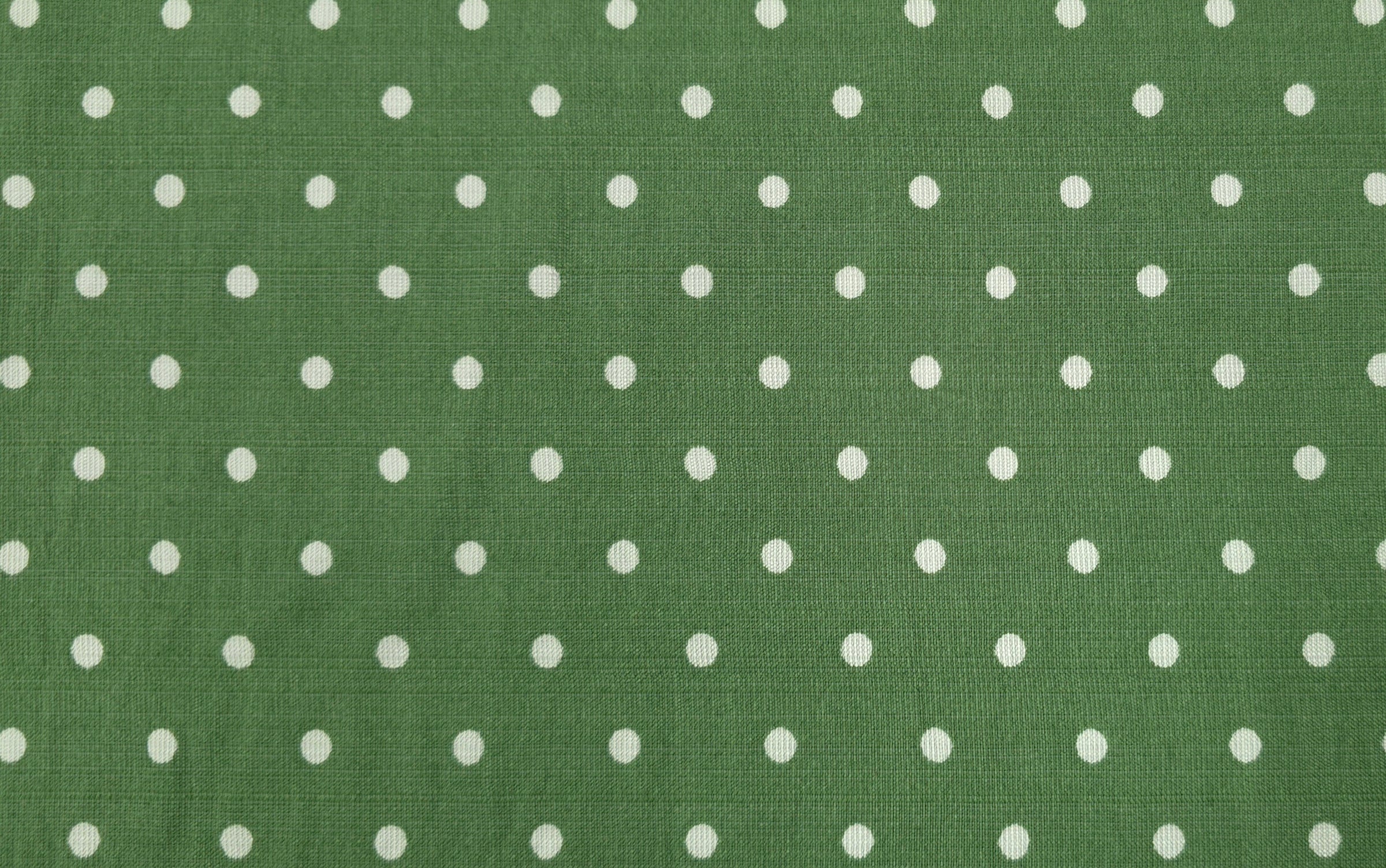 Printed Rayon Green Polka