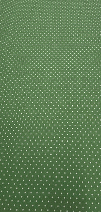 Printed Rayon Green Polka