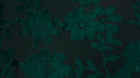 Burnout Velvet Knit Green Floral