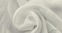 Rayon Voile Silk White