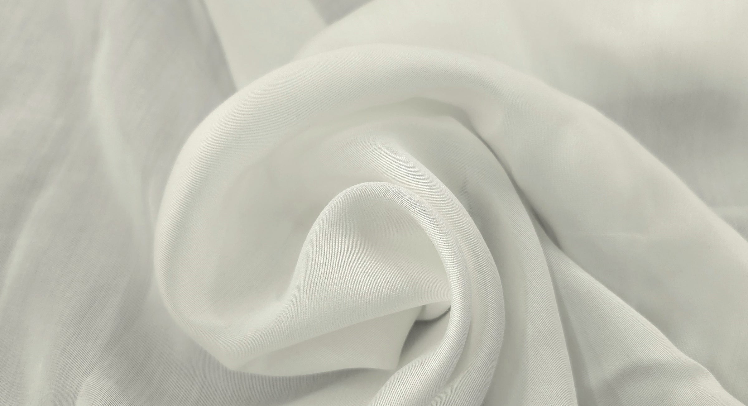 Rayon Voile Silk White
