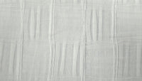 Patterned Rayon Voile Silk White
