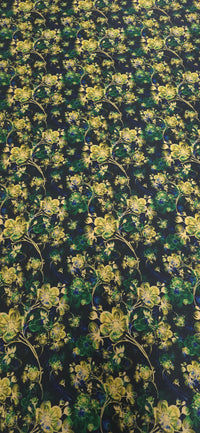 Woven Stretch Polyester Vintage Melody