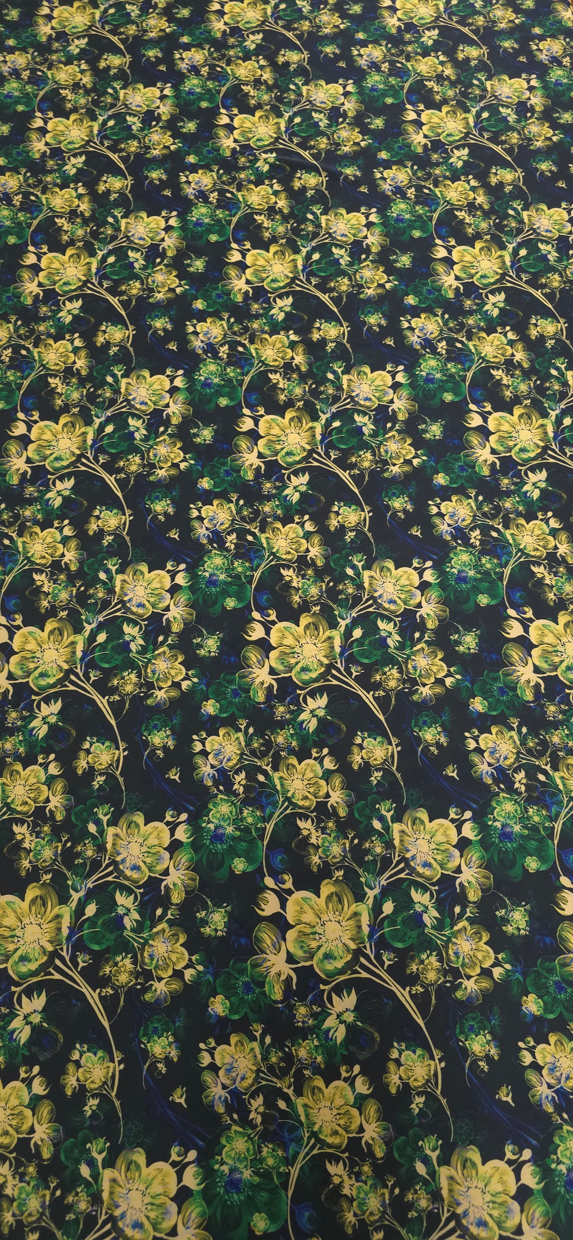 Woven Stretch Polyester Vintage Melody