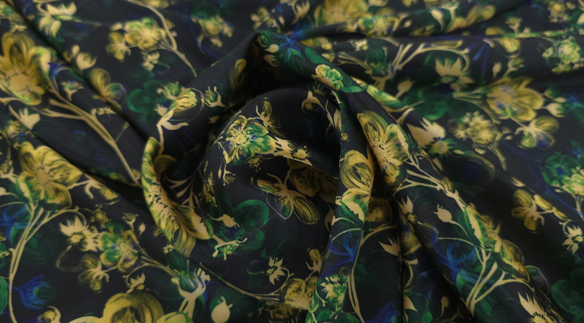 Woven Stretch Polyester Vintage Melody