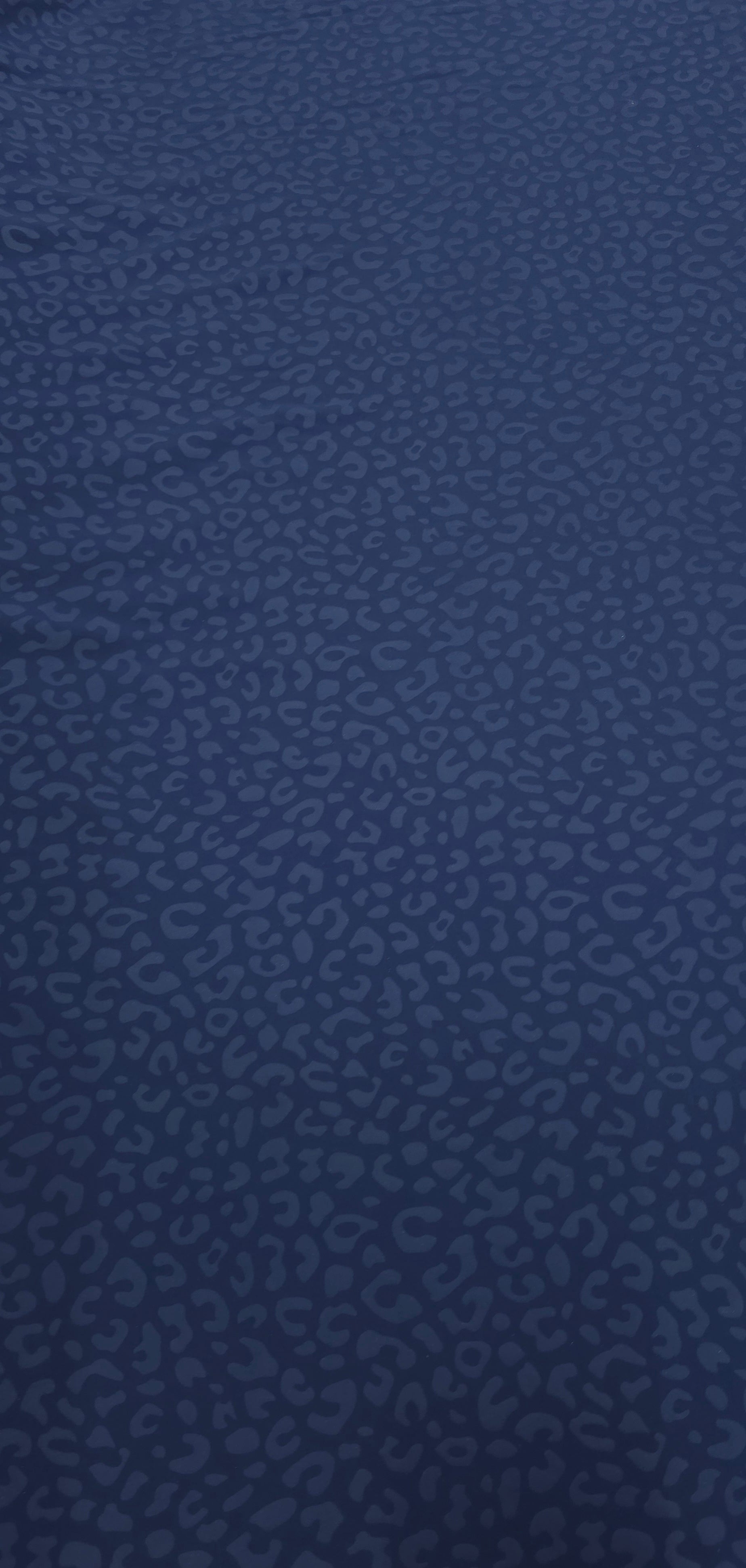 Printed Knit Blue Leopard