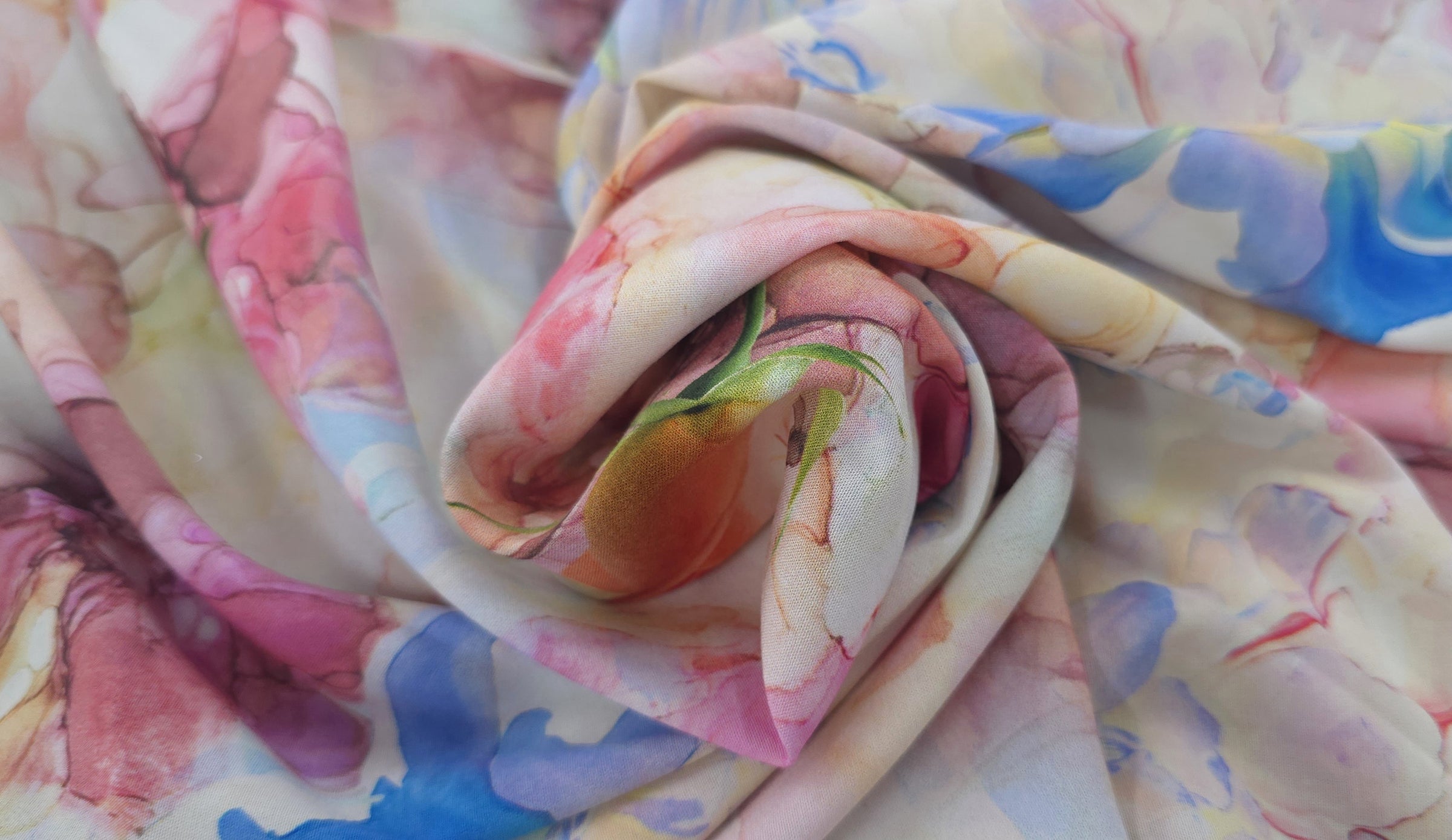 Stretch Rayon Floral Melody