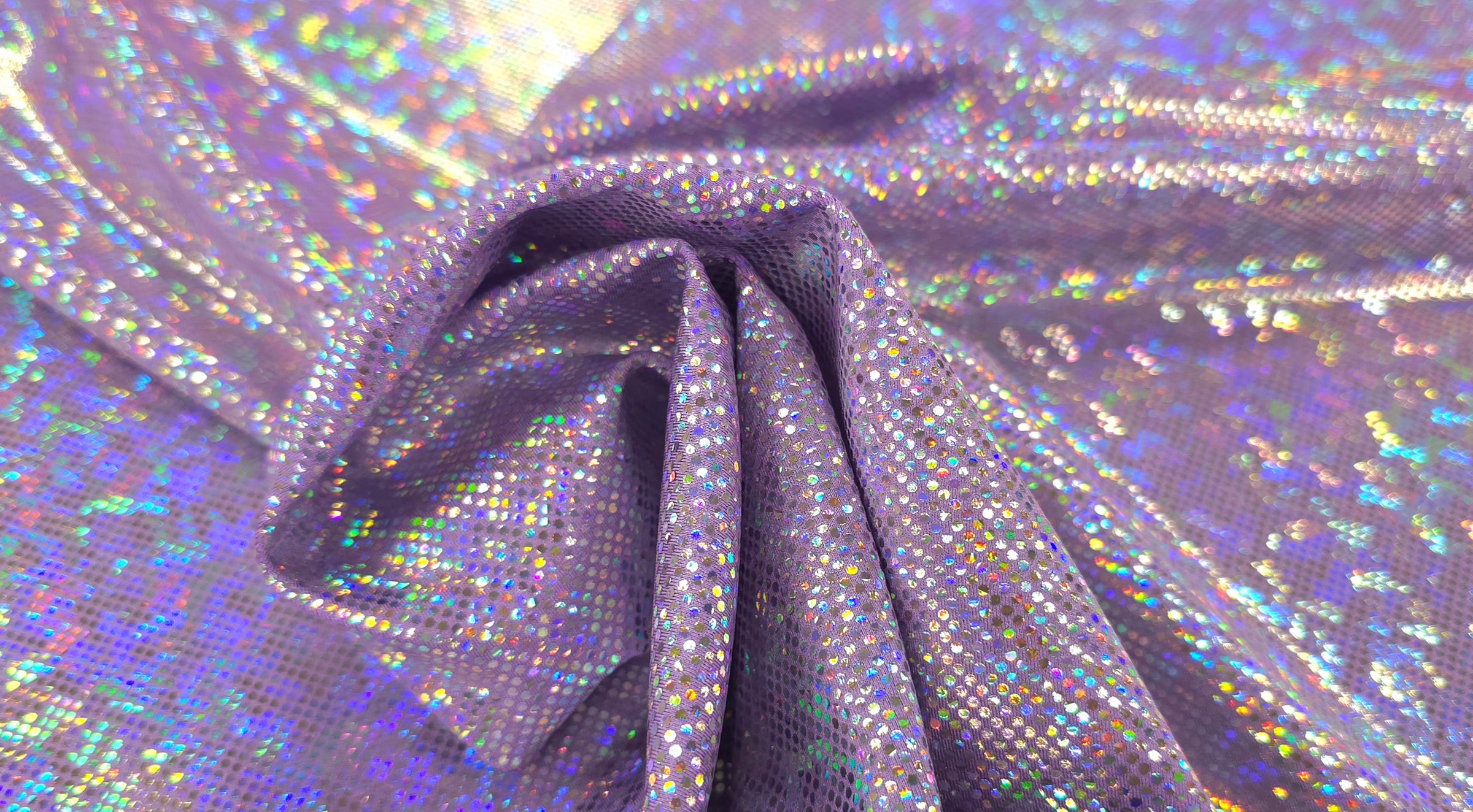 Shattered Glass Lycra Lilac