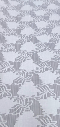 Embossed Polyester Voile Leaf Medley