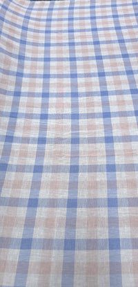 Printed Cotton Pastel Check