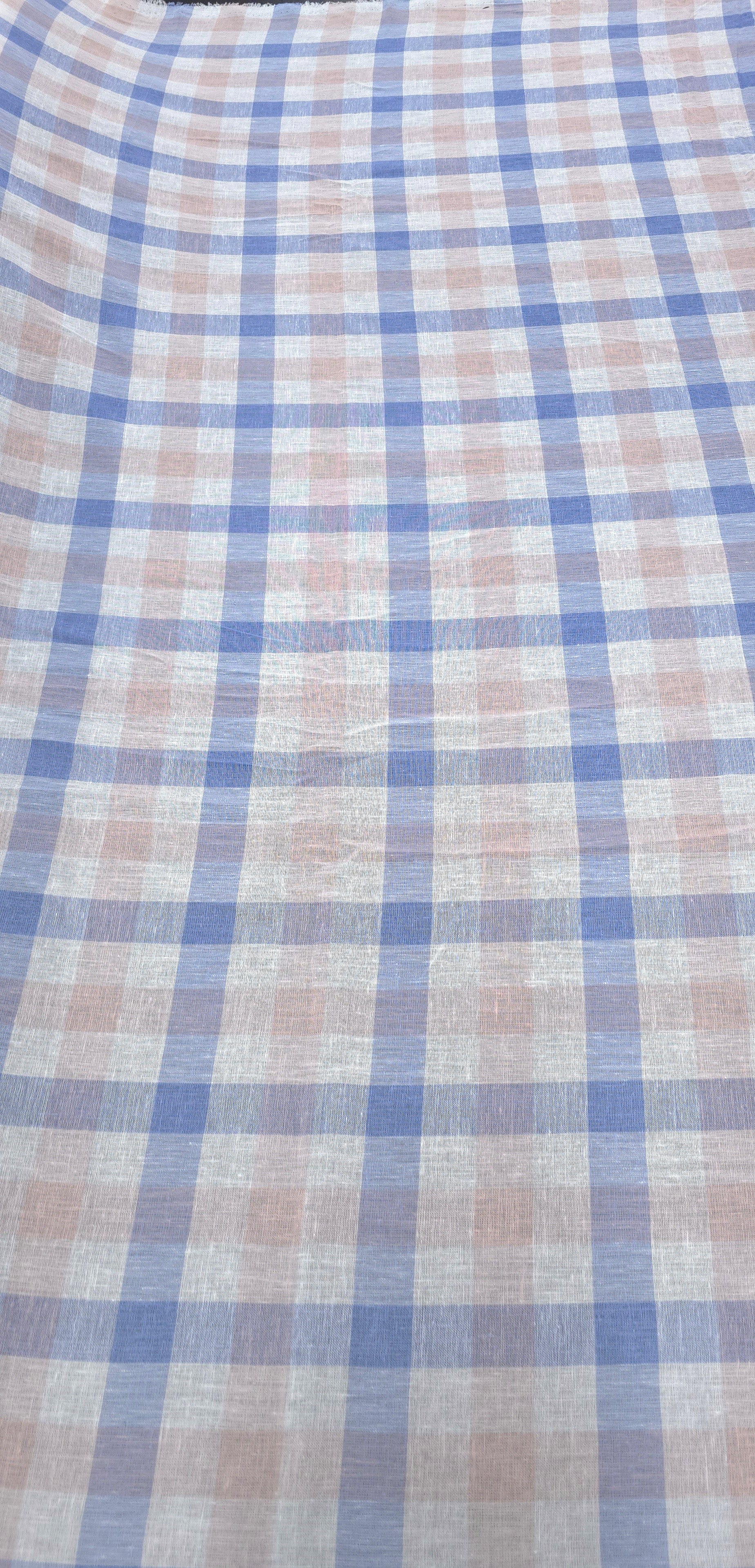 Printed Cotton Pastel Check