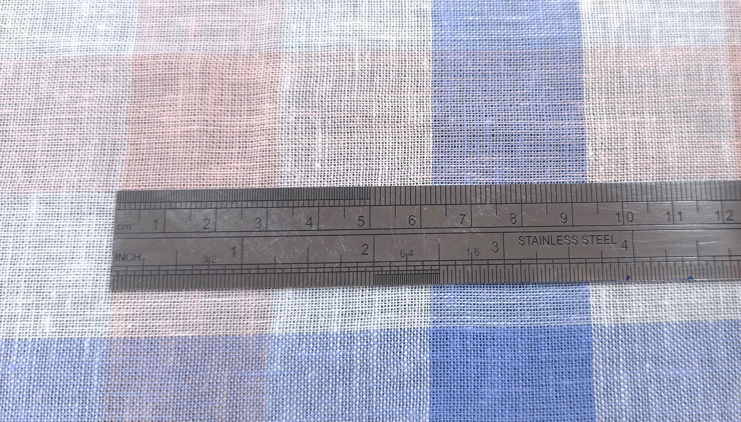 Printed Cotton Pastel Check