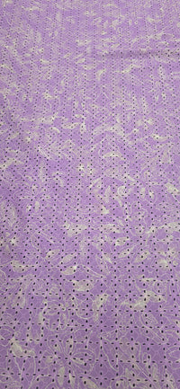 Embroidered Cotton Enchanted Lilac