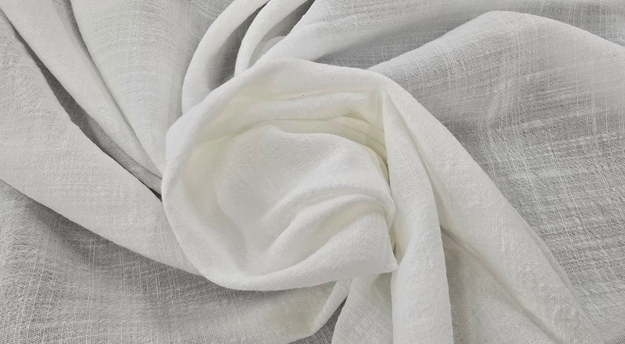 Textured Cotton Off White