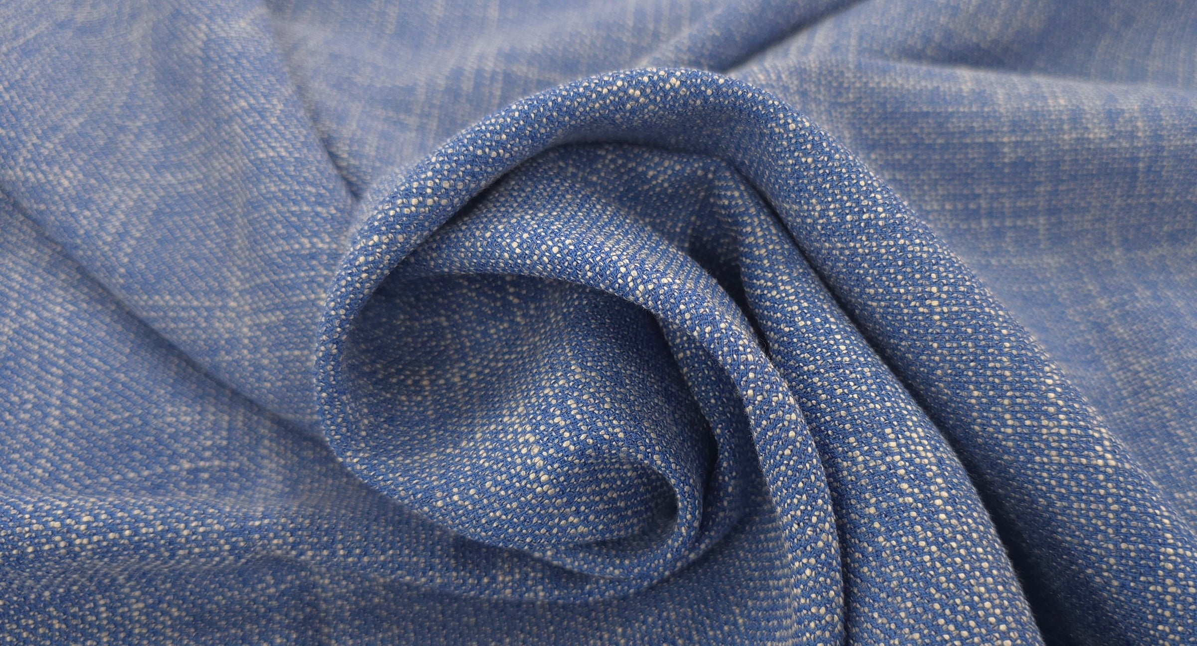 Linen Look Suiting Ocean