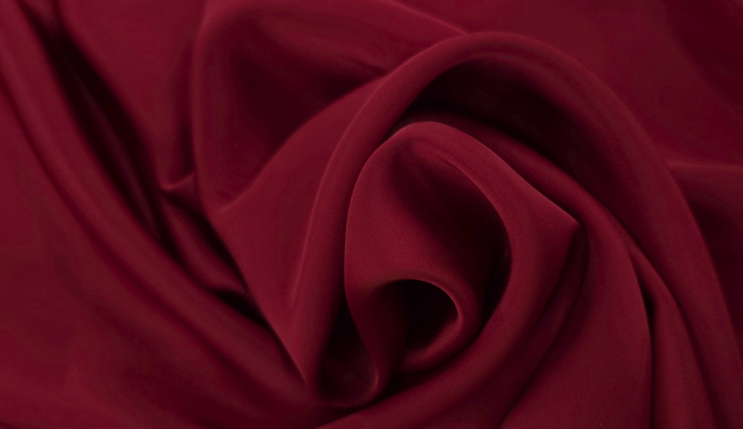 Luxe Stretch Satin Ruby Red
