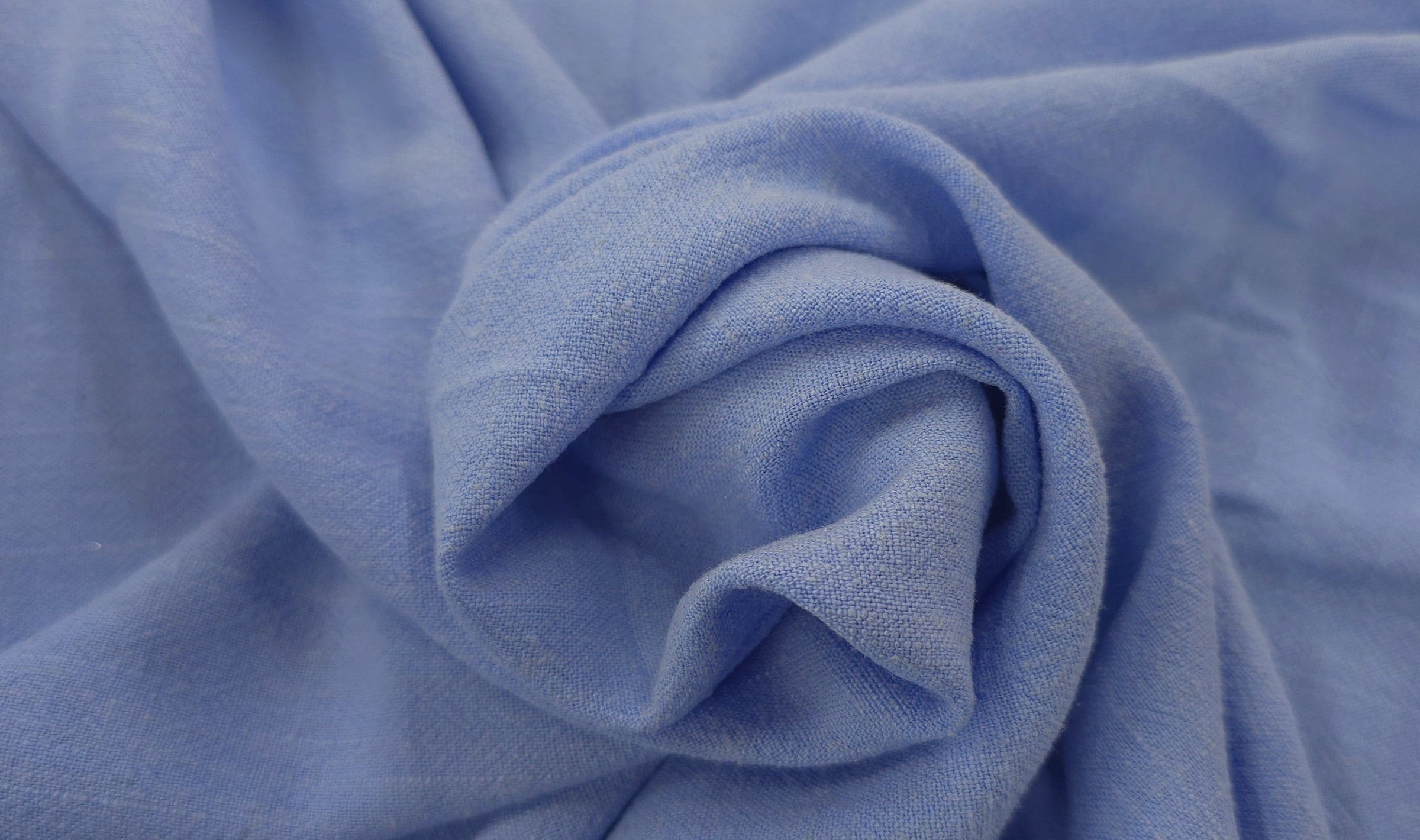 Linen Viscose Blue