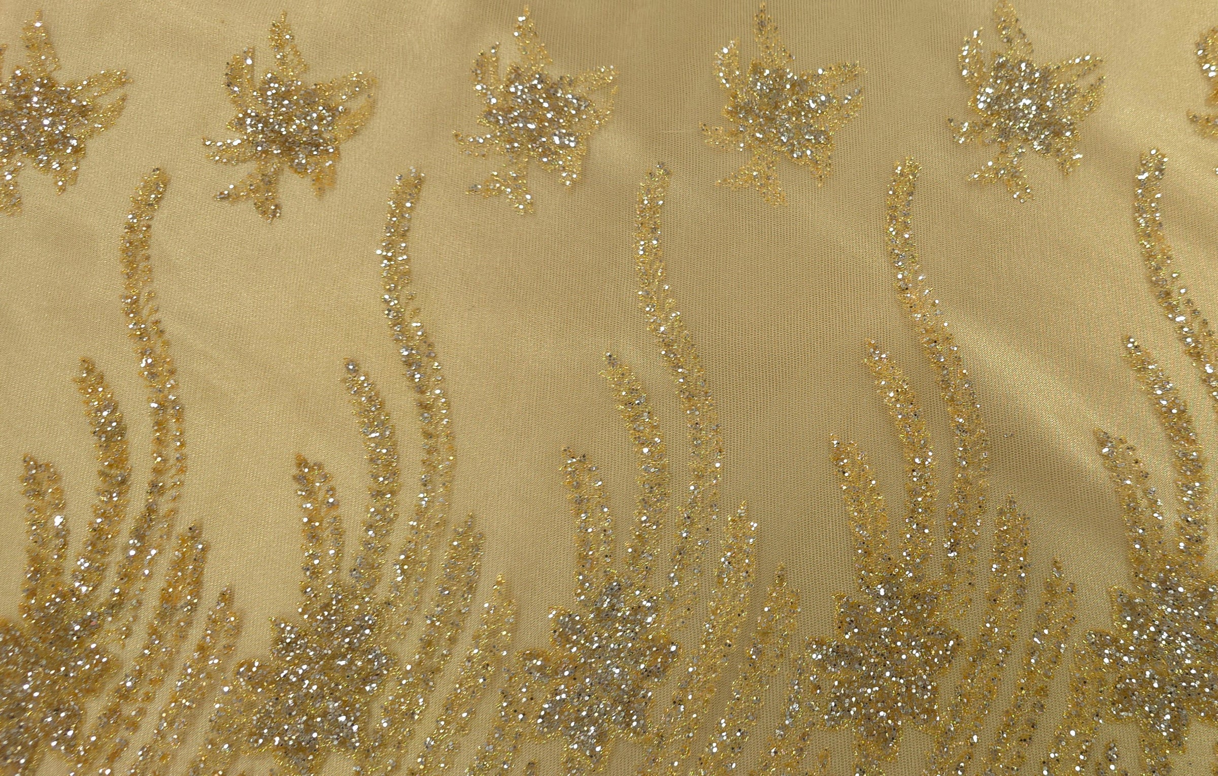 Glitter Lace Golden Sunrise