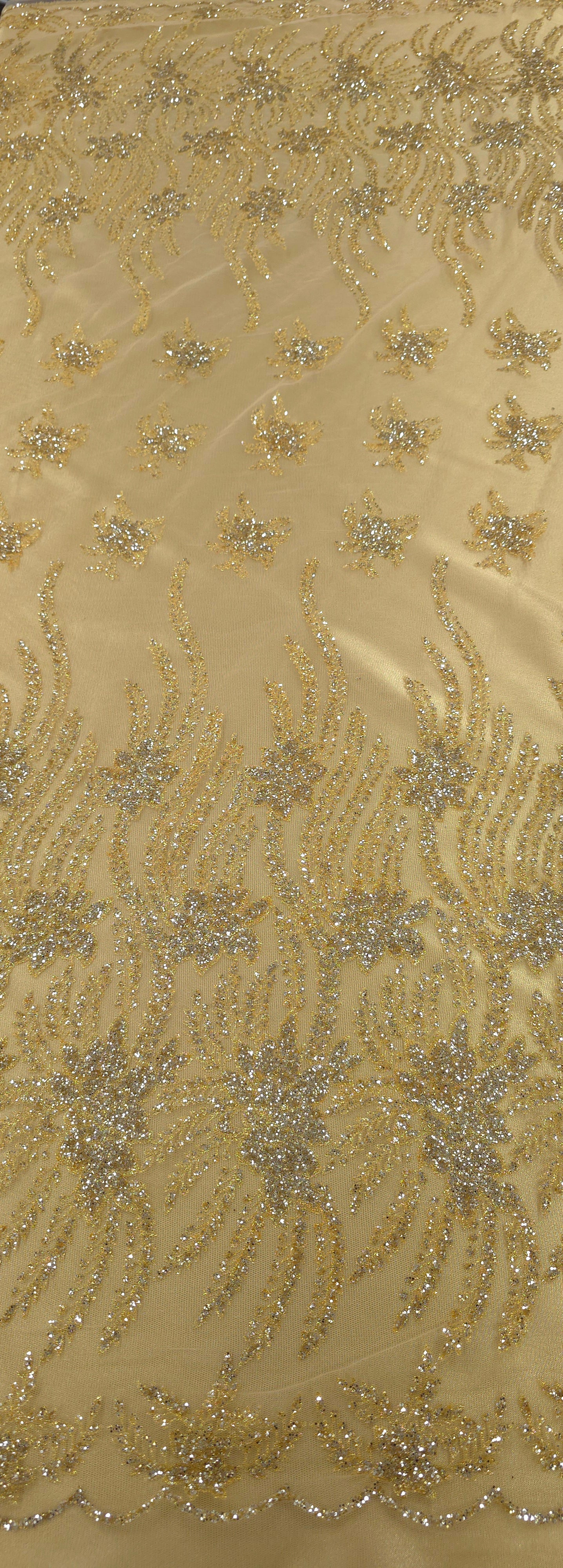 Glitter Lace Golden Sunrise