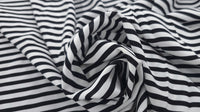 Printed Rayon Monochrome Stripe