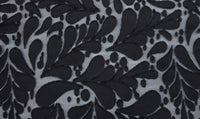 Burnout Velvet Tulle Black Magic