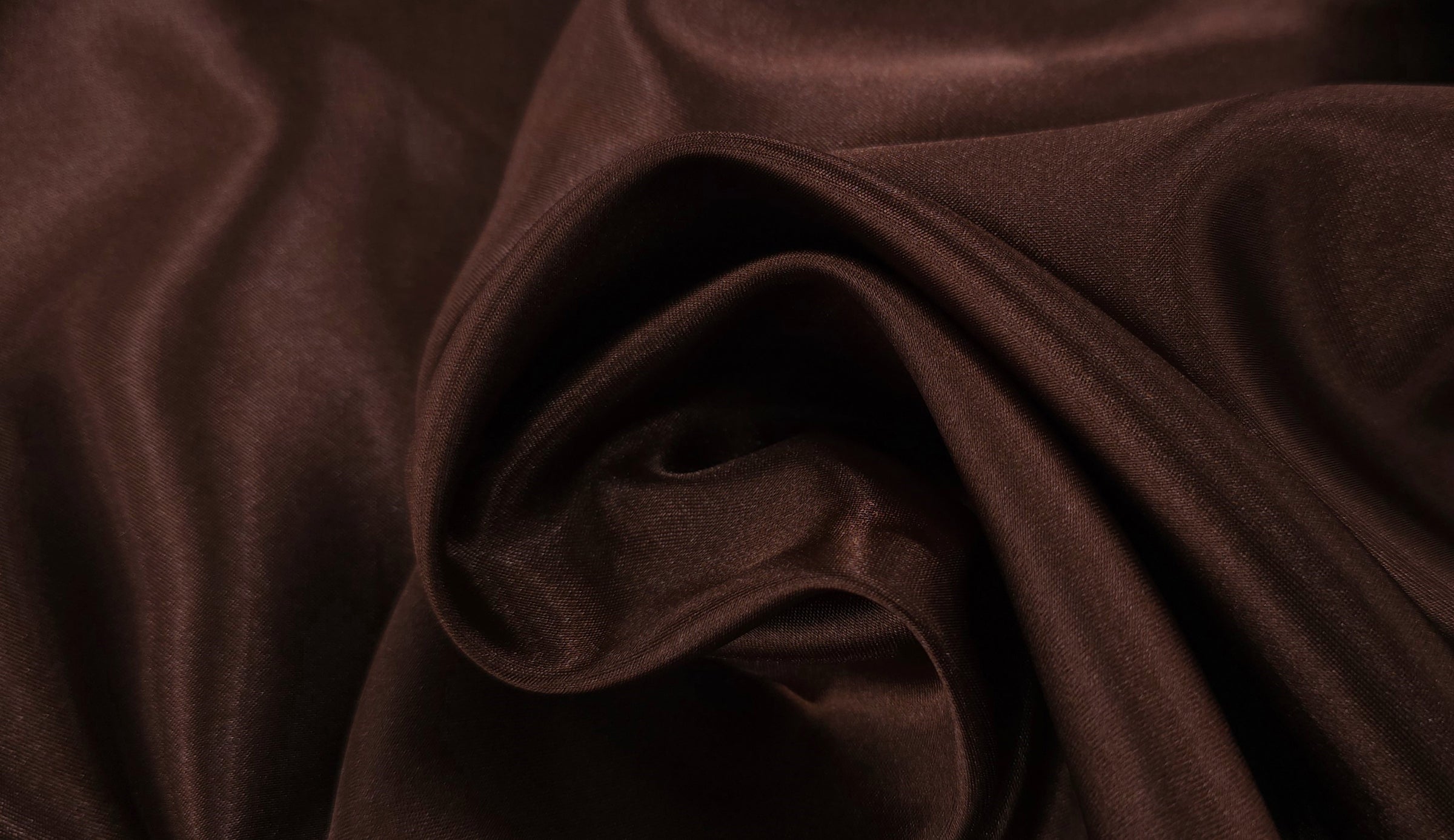 Polyester Satin Brown