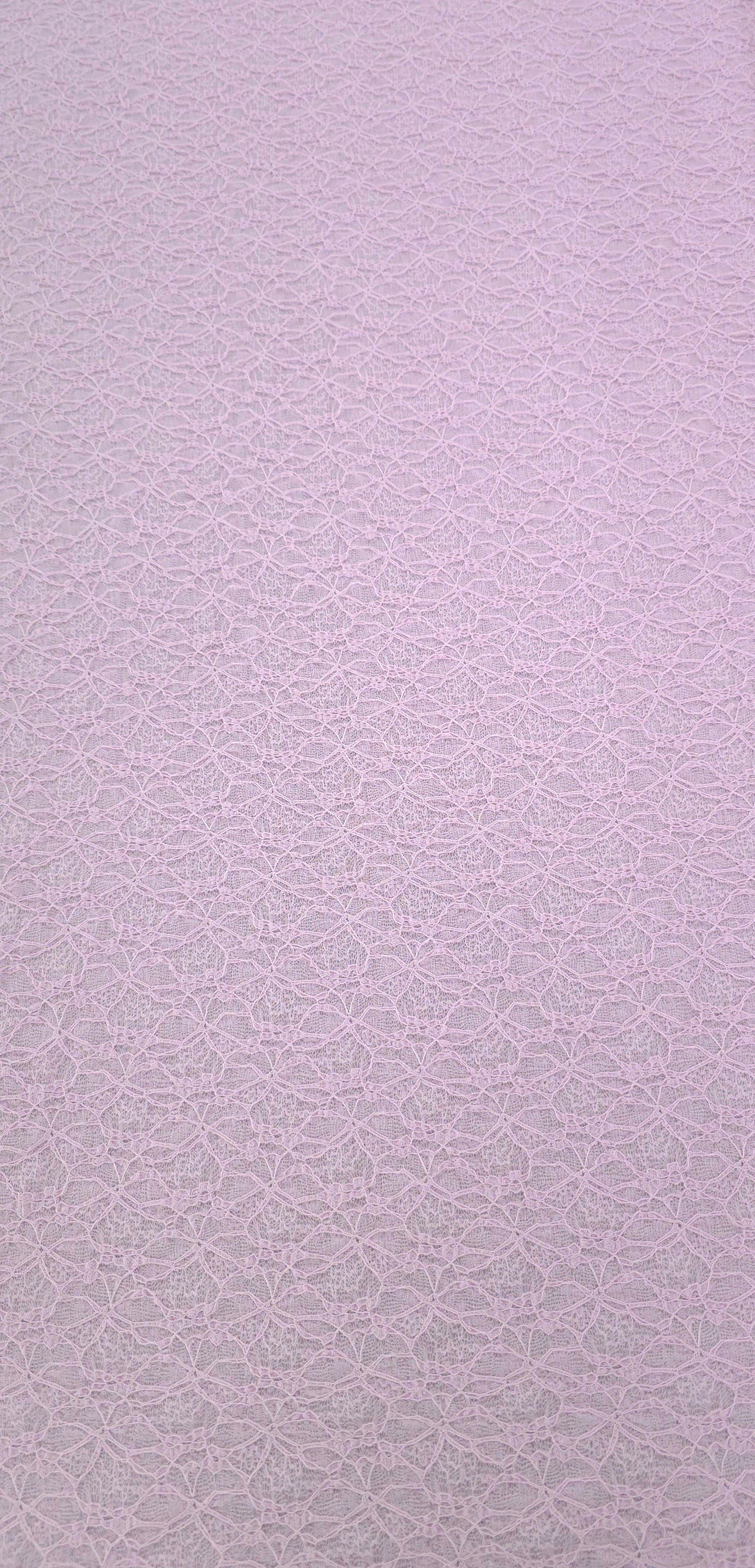 Stretch Lace Ruffled Musk Pink