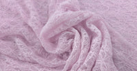 Stretch Lace Ruffled Musk Pink