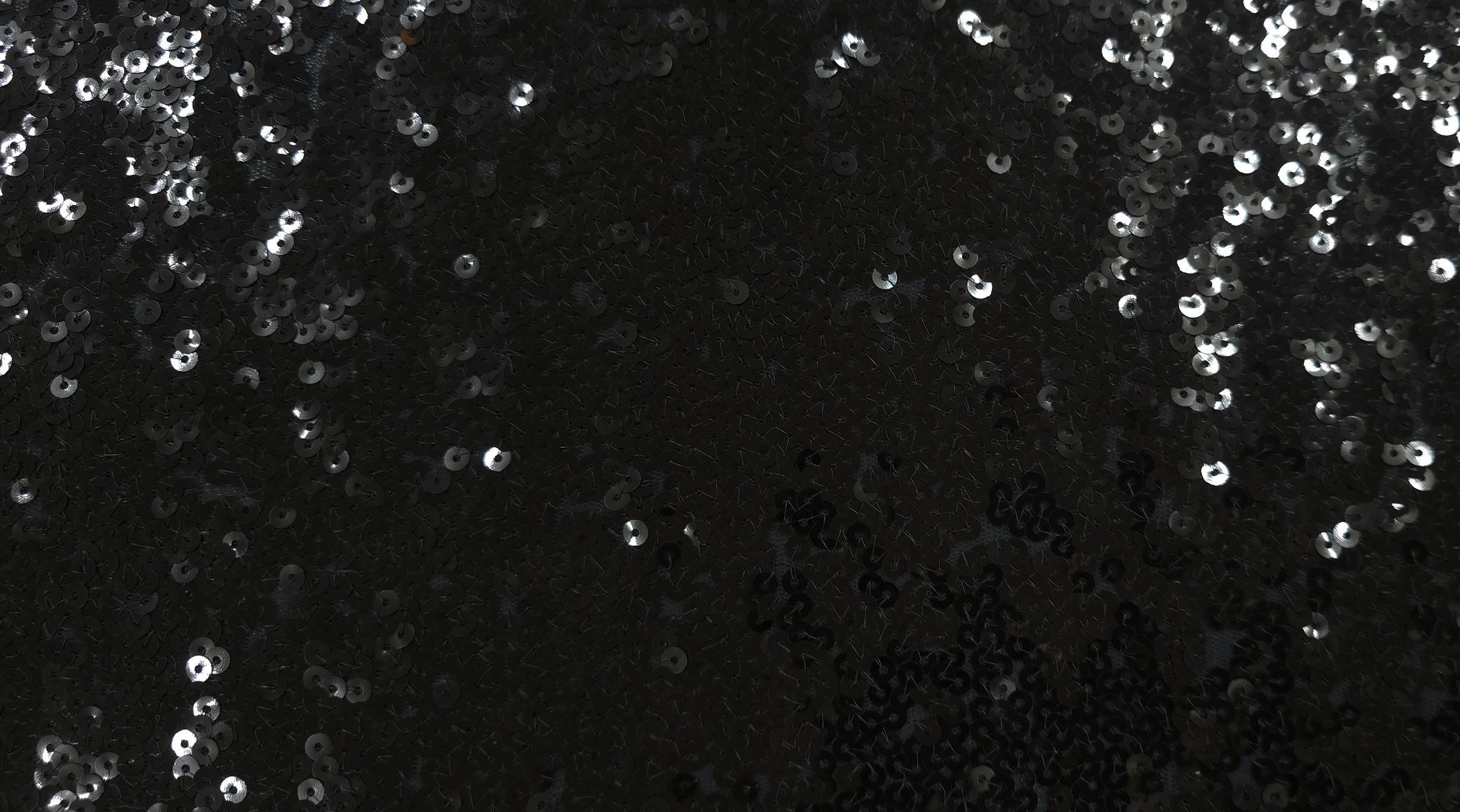 Stretch Sequin Black