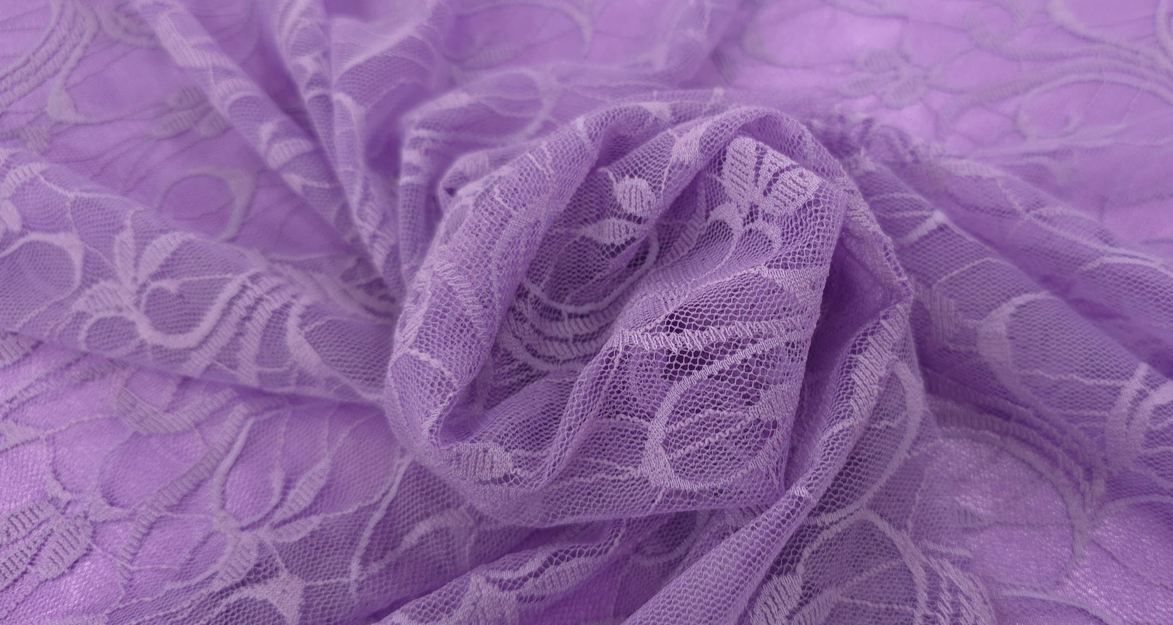 Stretch Lace Belle Lilac