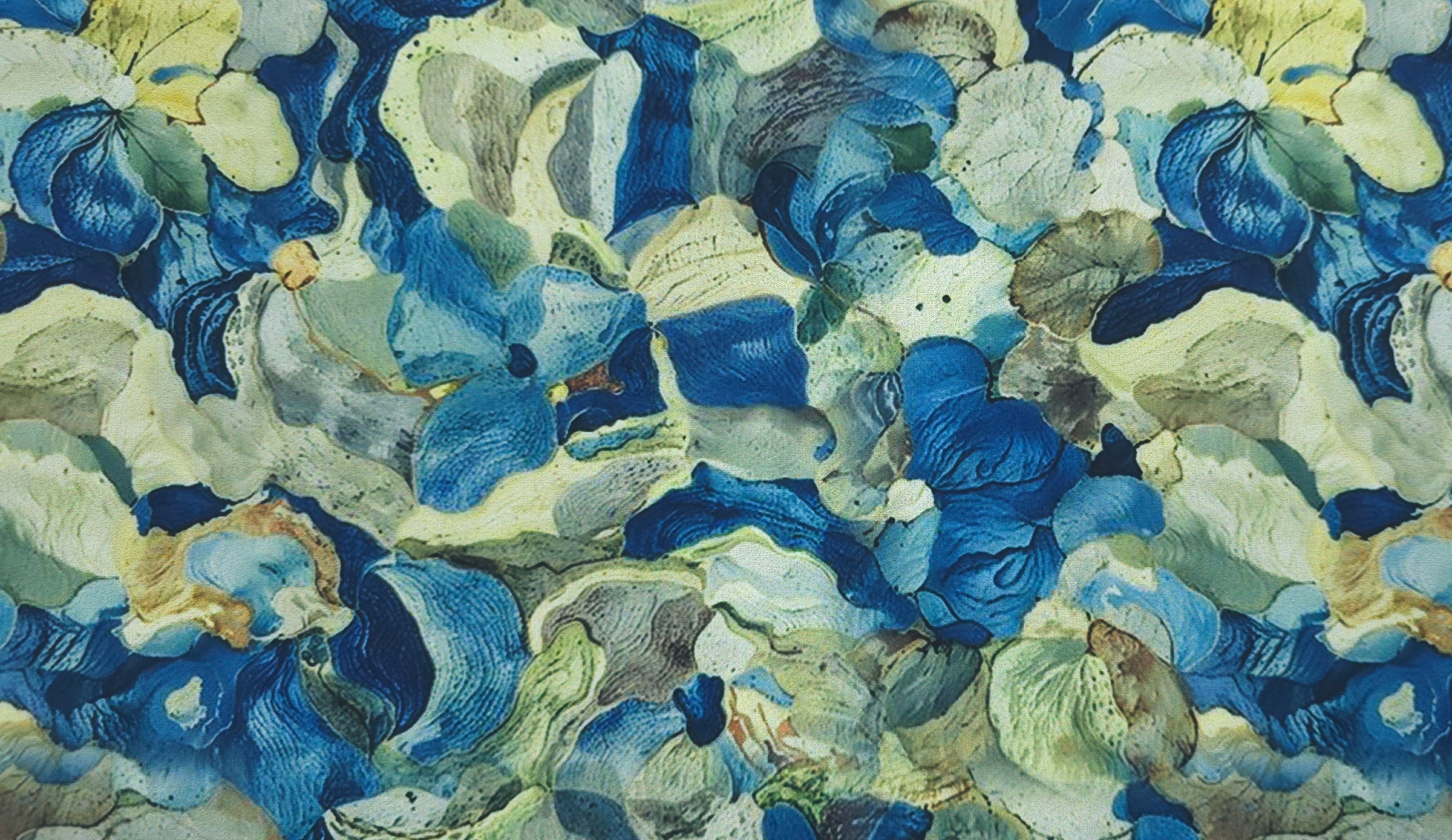 Woven Stretch Polyester Ocean Dream