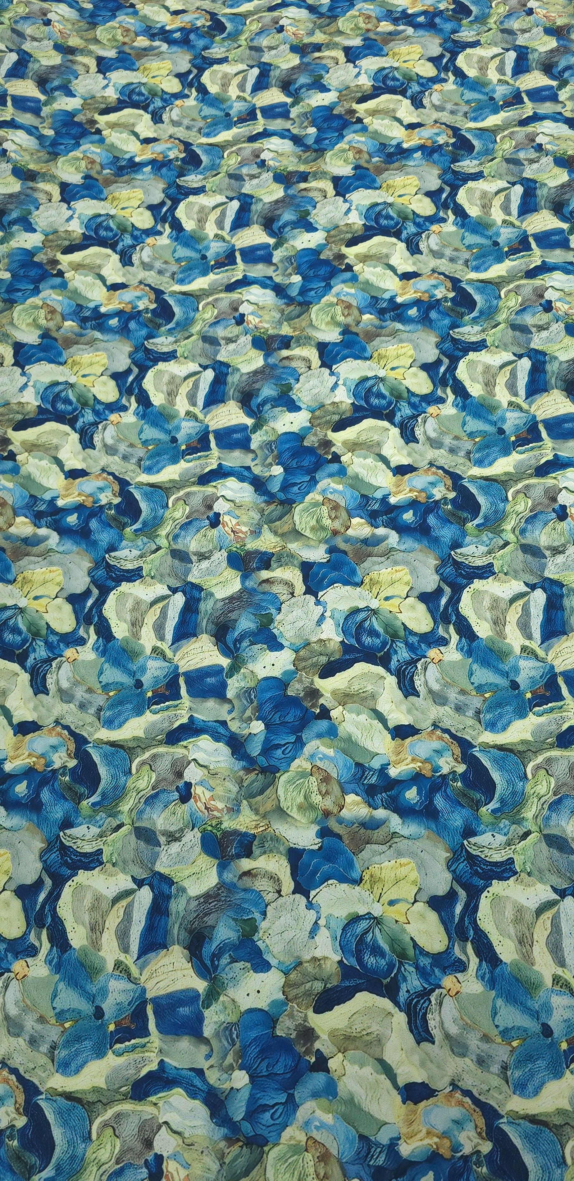 Woven Stretch Polyester Ocean Dream
