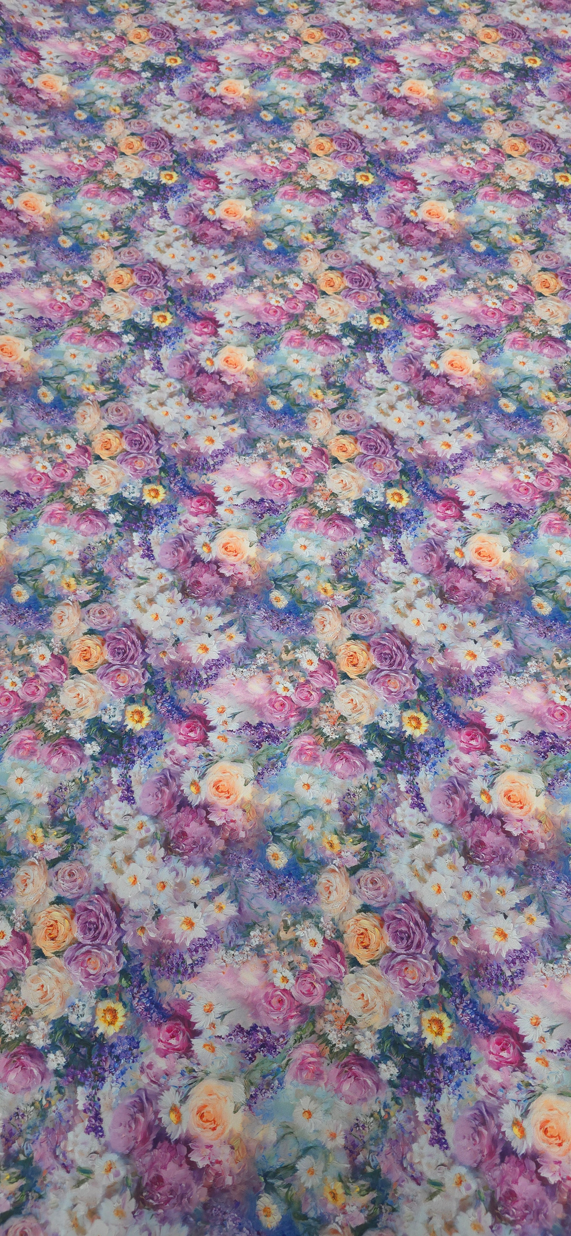 Woven Stretch Polyester Artistique Lilac