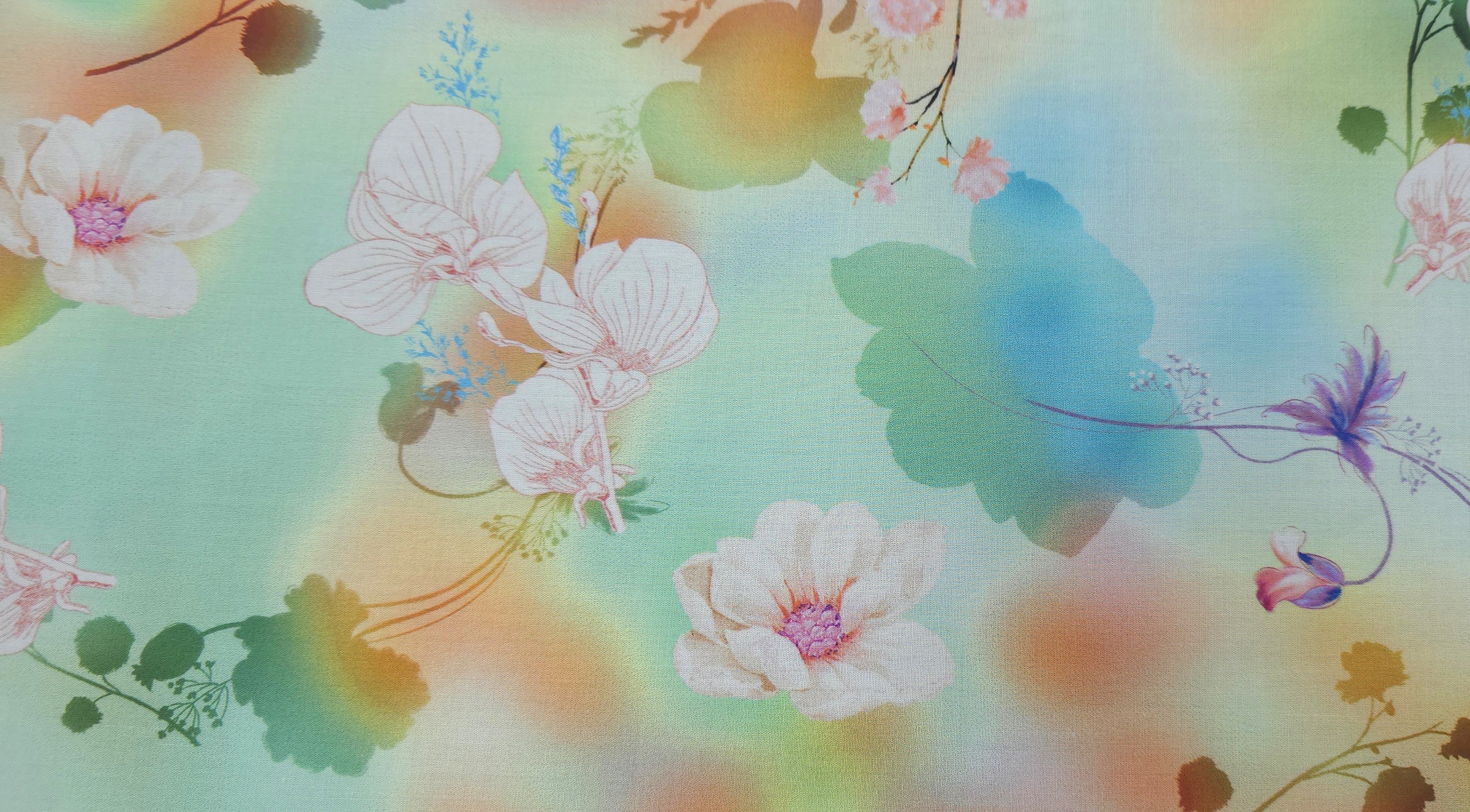 Stretch Rayon Secret Garden