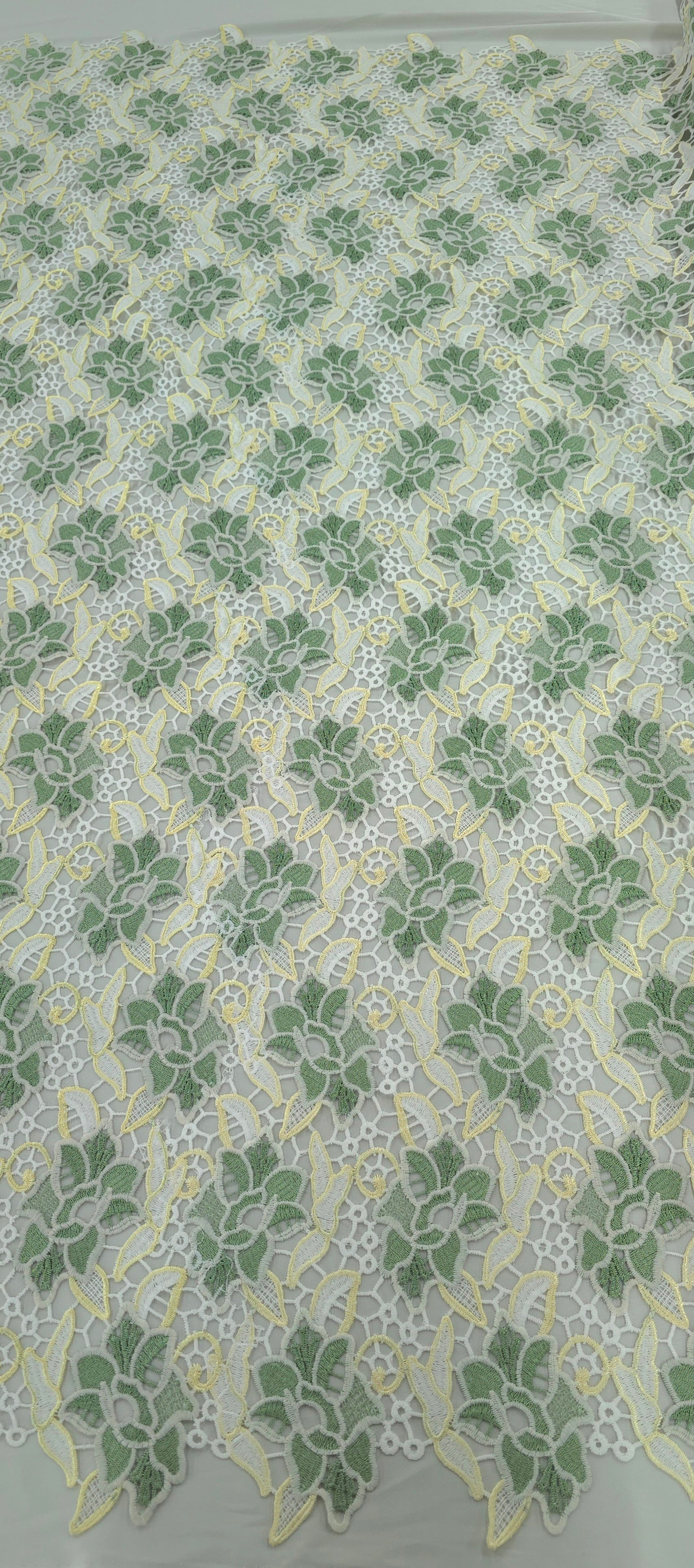 Guipure Lace Sage Melody