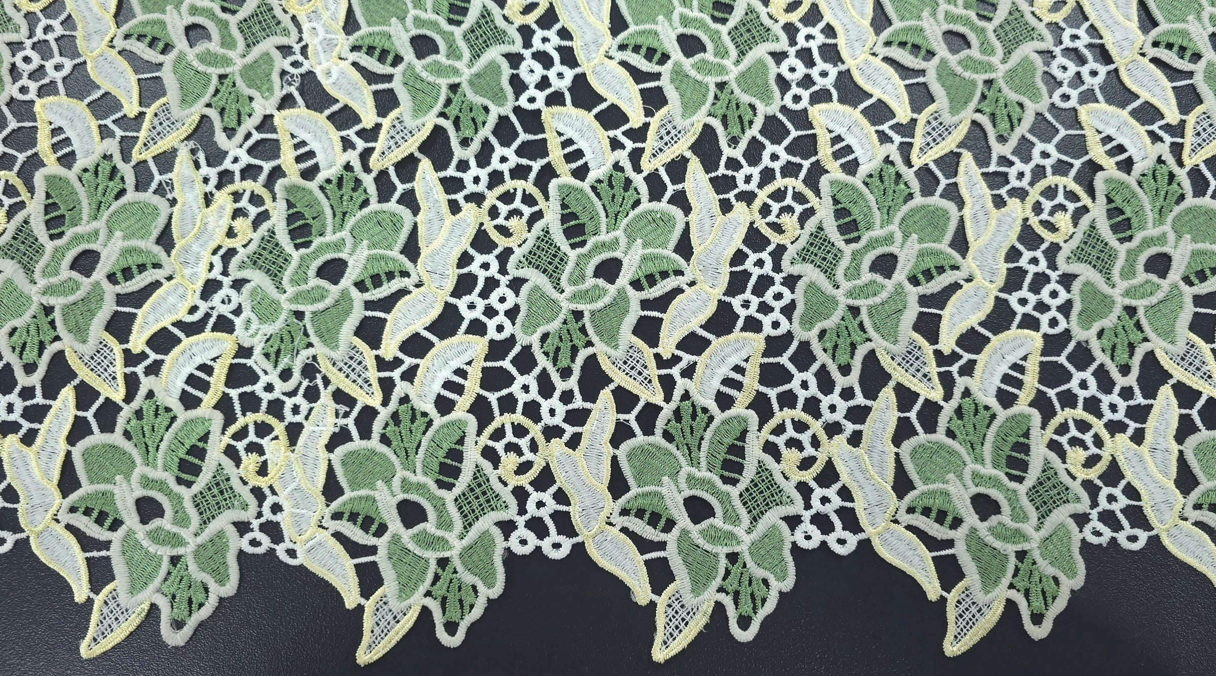 Guipure Lace Sage Melody